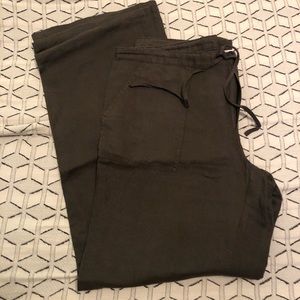 Wide leg linen pants, never worn.